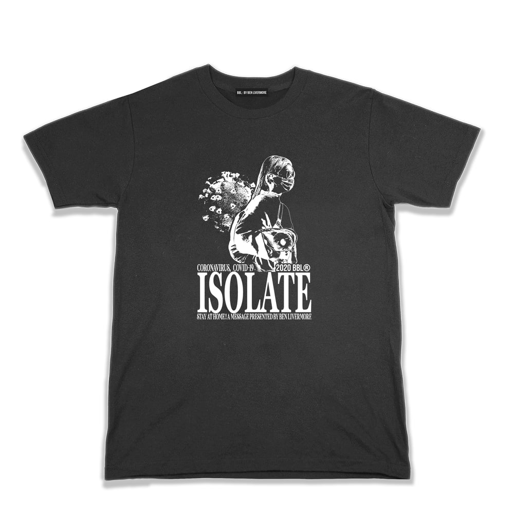 Image of Isolate / Coronavirus Covid-19 Charity T-shirt