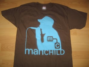 Image of Manchild Silouette T-Shirt (Brown)
