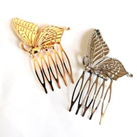 Image 1 of Butterfly Hair Comb
