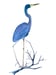 Image of Heron at the preserve, nature-inspired watercolor artwork