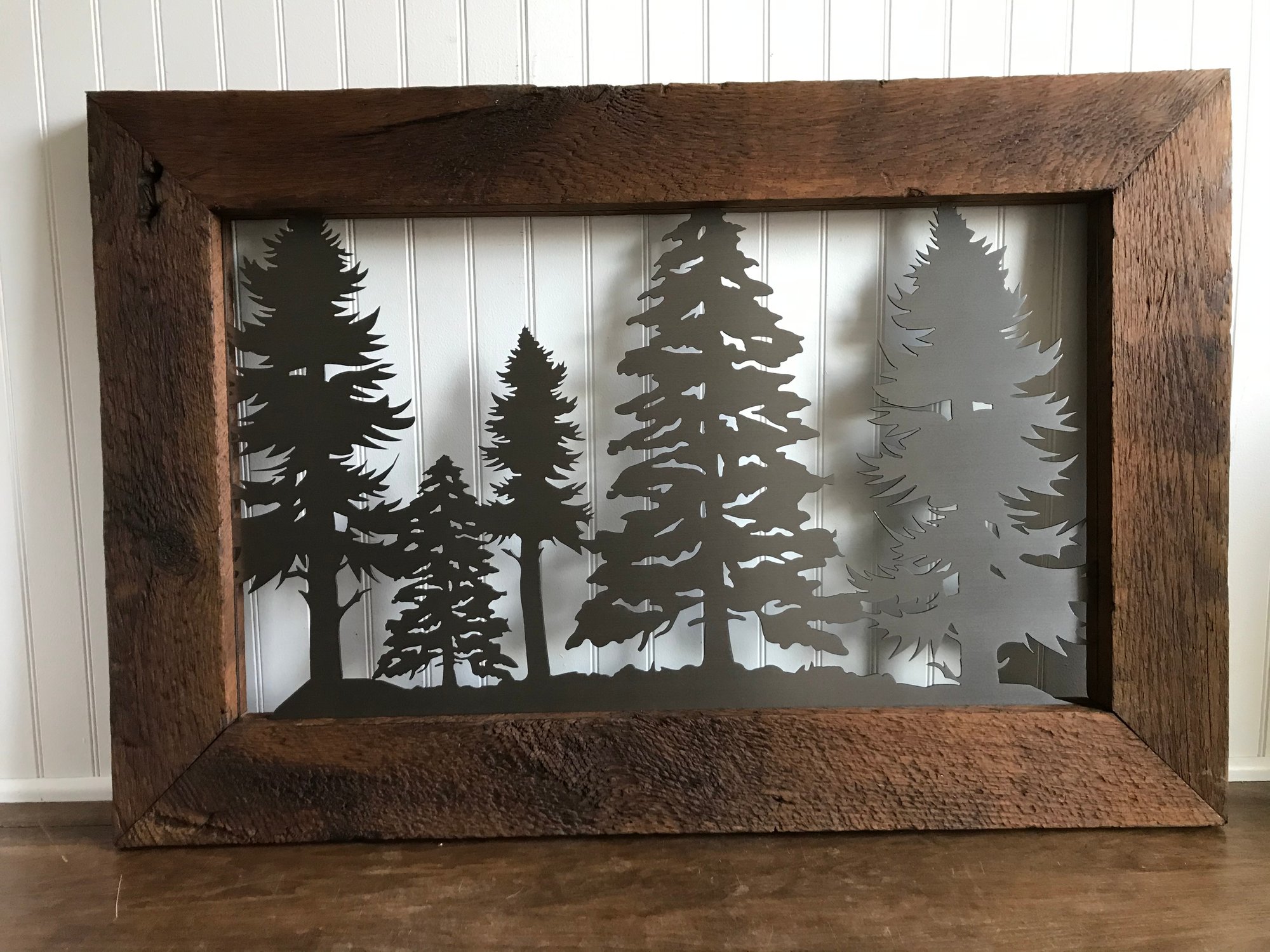 Pine Tree - Barnwood Frame | Ricki and Sons