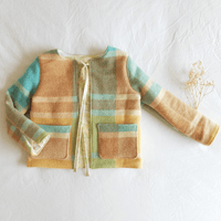 Muse Jacket (Size 3) Sage & Tan