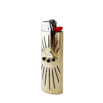 Image of UFO Lighter Case with Black Onyx
