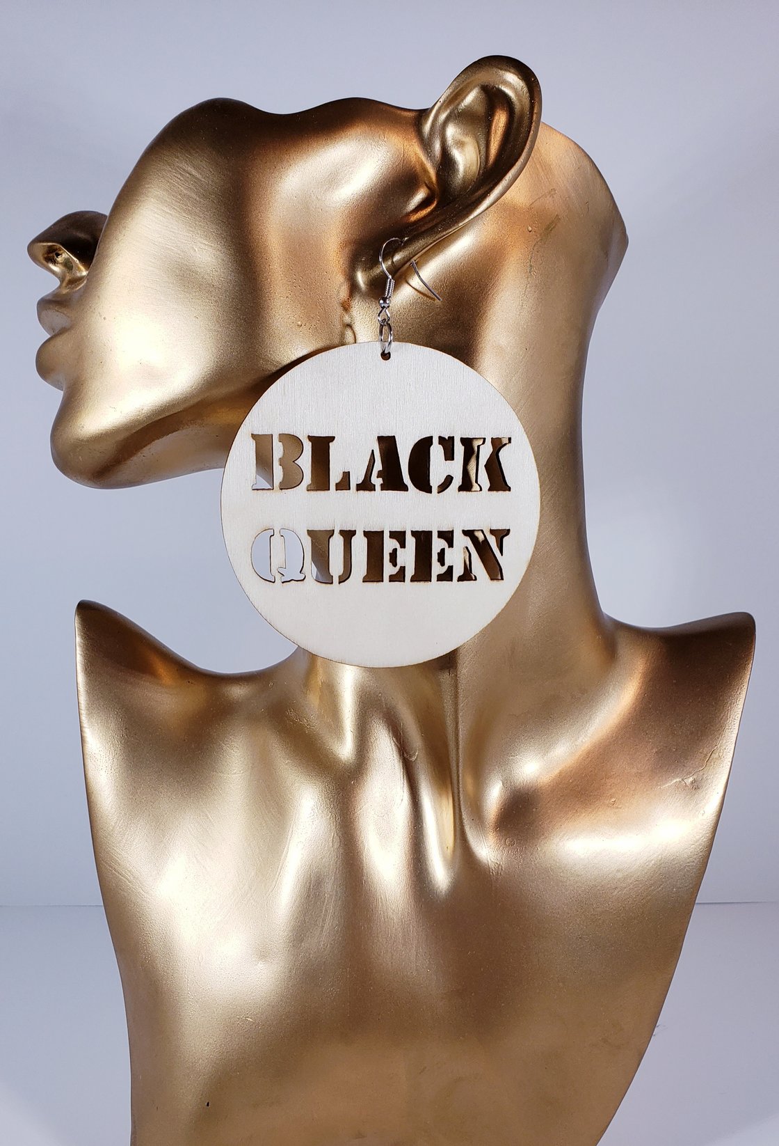 Image of Black Queen Earrings