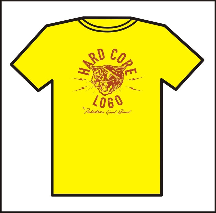 Image of Fabulous Good Brand Guys & Ladies T-Shirt in Yellow