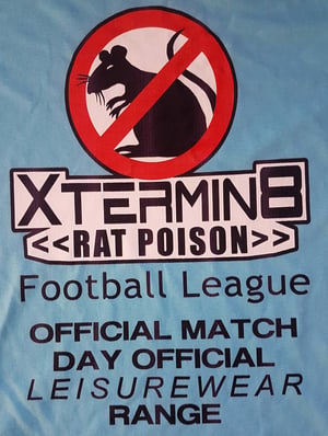 Image of Xtermin8 Rat Poison Football League Official Leisurewear Range cotton t-shirt