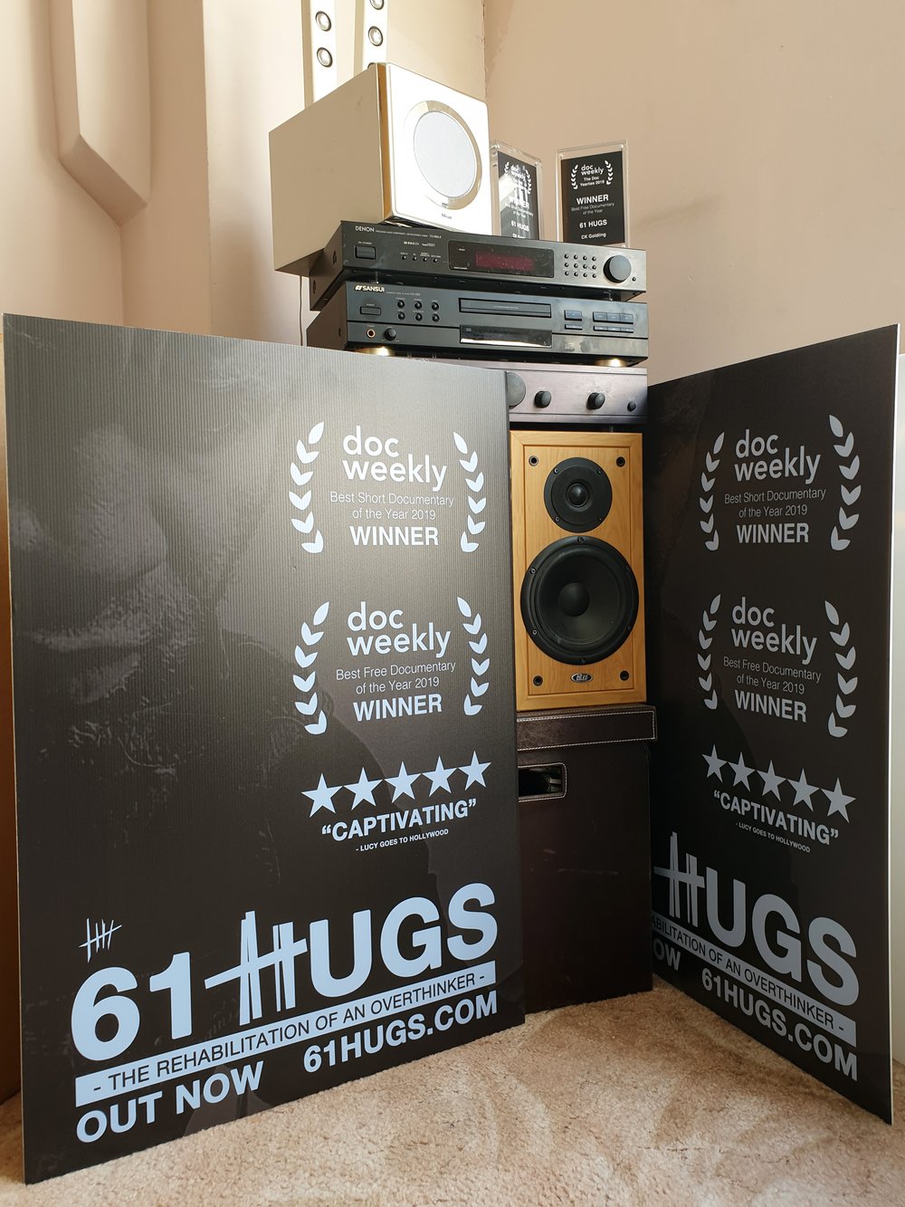 Image of '61 HUGS' GIANT WALL POSTER