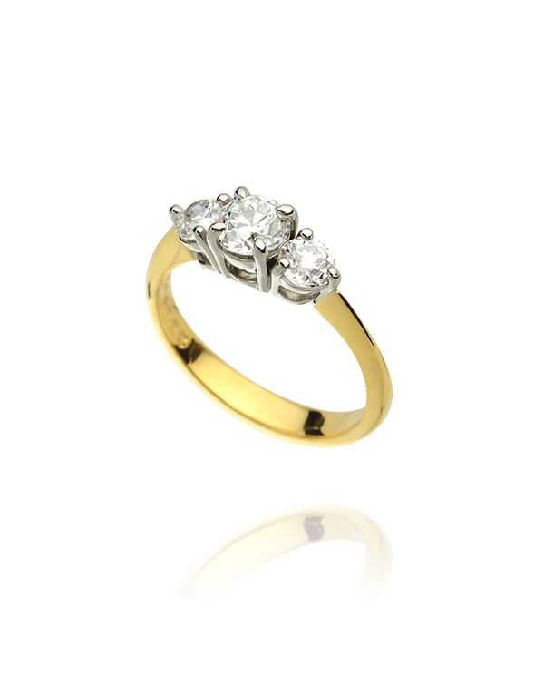 CLASSIC 3-STONE RING - 18Karat Studio+Gallery