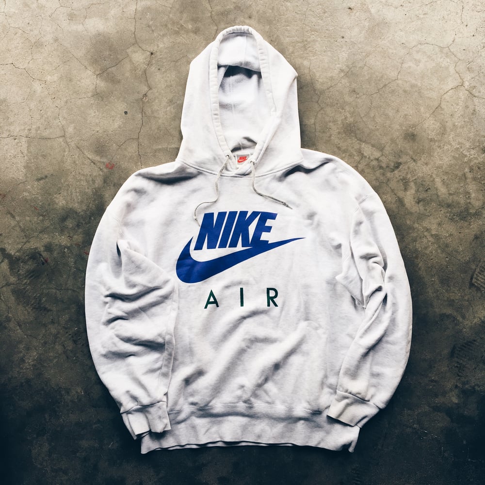 Image of Original Early 90’s Nike Air JDI Hooded Sweatshirt (Heather Grey).