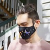 Moon and Stars Fashion Dust  Mask