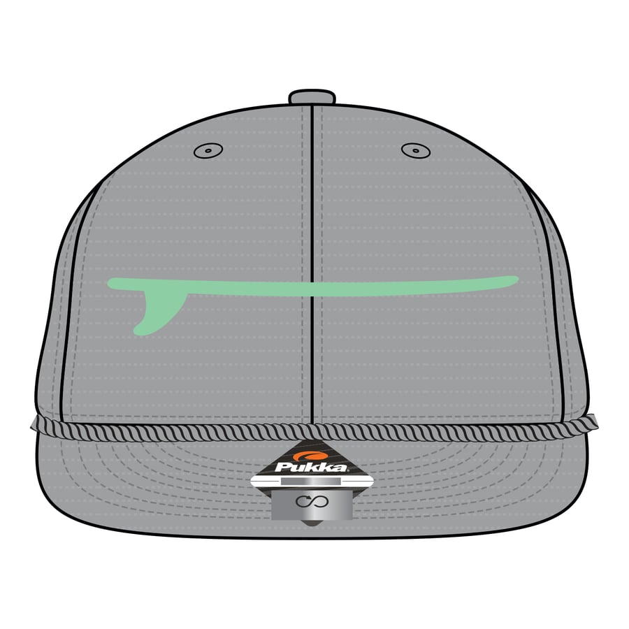 Image of Boardroom Hat Grey & Seafoam