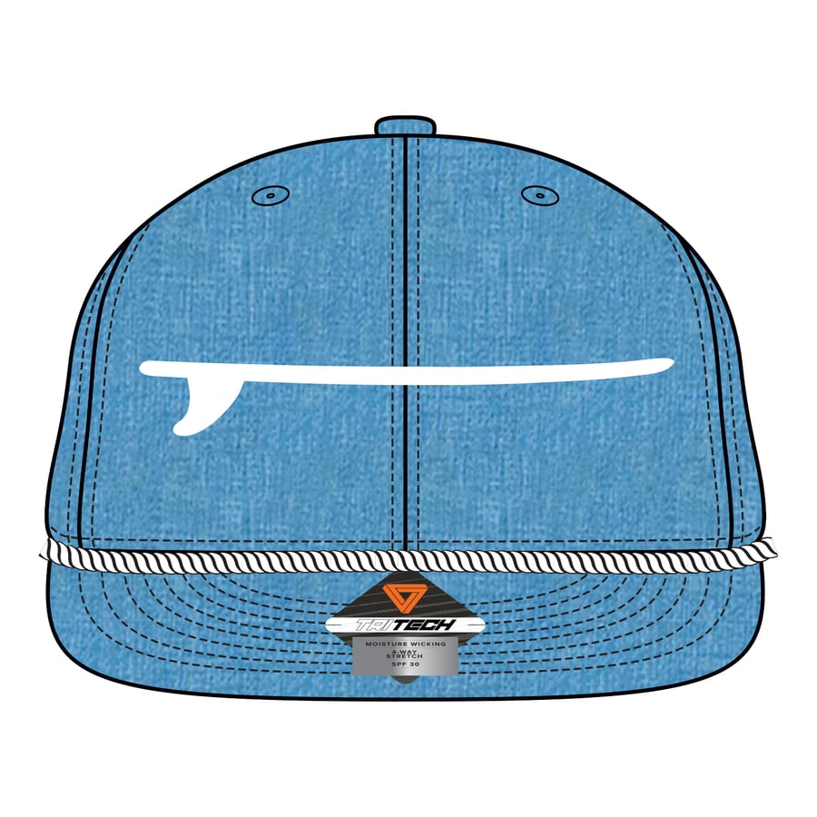 Image of Boardroom Hat Teal & White