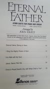 Eternal Father (piano/organ duet book)