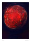 Red Orb  Giclée Art Print 