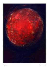 Image 1 of Red Orb  Giclée Art Print 