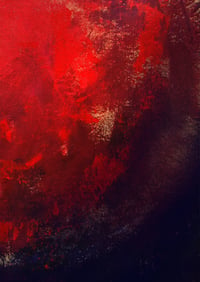 Image 3 of Red Orb  Giclée Art Print 
