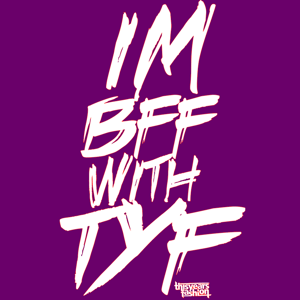 Image of Im BFF with TYF - Best Friends Forever! - Red/Purple