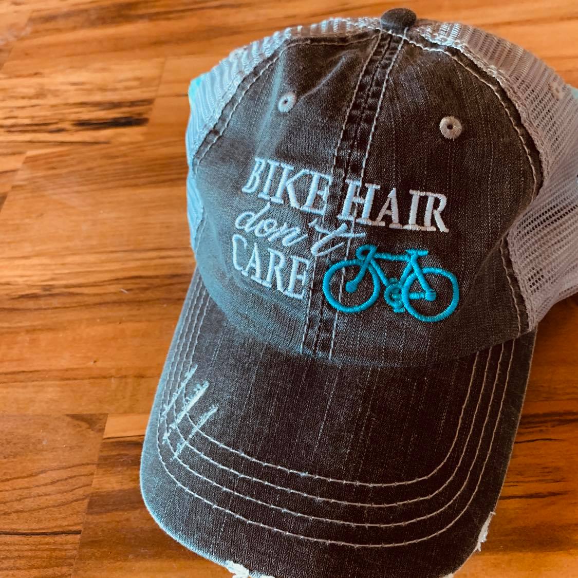 Image of Bike Hair Don't Care Trucker Cap
