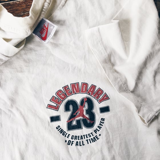 Image of Original Early 90’s Nike Air Jordan Legendary Tee.