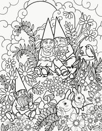 Image 3 of Gemstone Tattoo Coloring Book Volume 1 - Rabbits