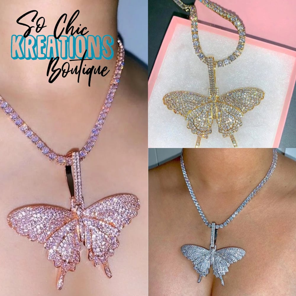 Image of Butterfly Tennis Chain 