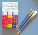 Pastel Acrylic Paint & Brushes Set