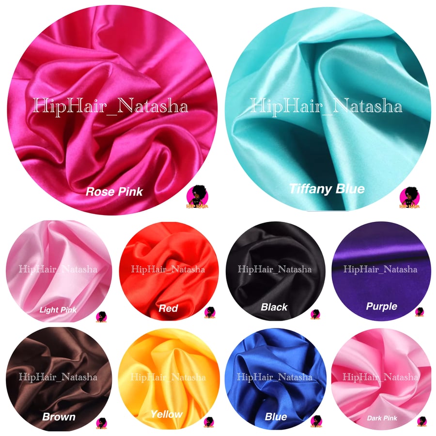 Image of HANDMADE Pink Princess Satin Bonnet 