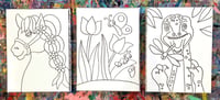 Image 5 of 9" x 12" Canvas - variety of designs