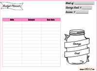 Budget Planner PDF