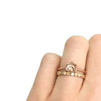 Image 2 of Gold Coin Stacker Ring