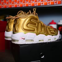 Image 2 of Supreme Air More Uptempo Gold