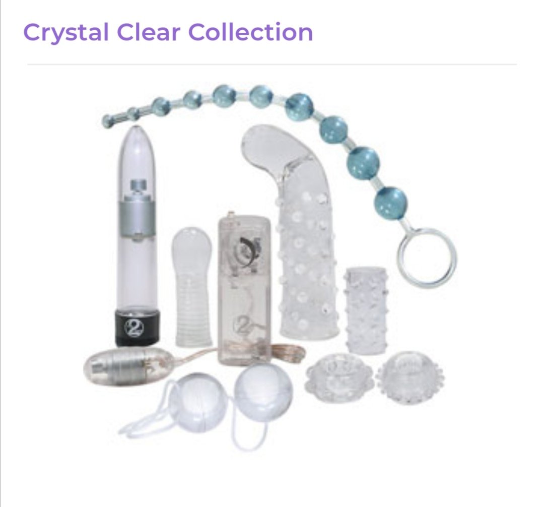 Image of Crystal Clear Sex Toy Kit