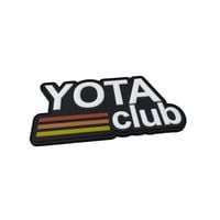 Yota Club PVC Velcro Patch