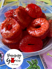 Watermelon rings are 