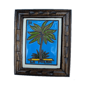 Image of La Palma Loteria Wooden Frame