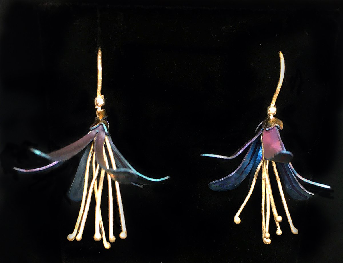 Image of Titanium Flower Earrings