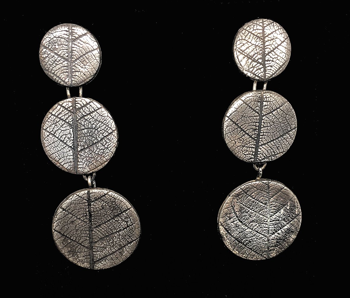 Image of Leaf-pattern Convertible Earrings