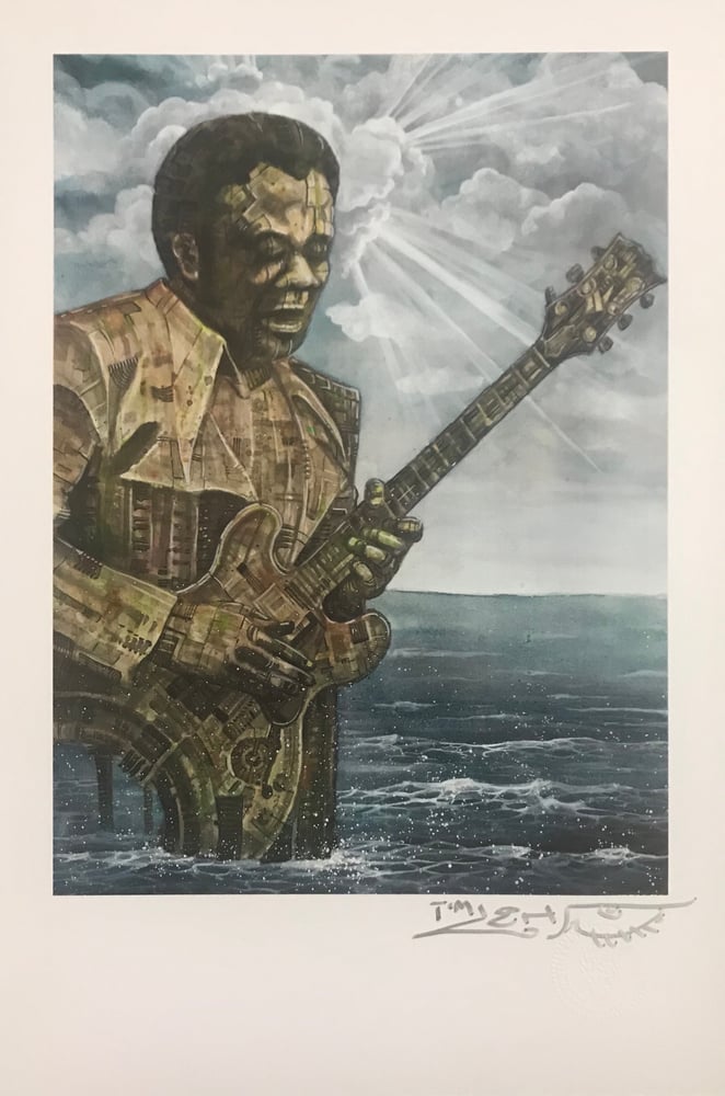 Image of Tim Lehi “Freddy King” signed poster
