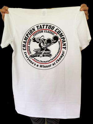 Image of Champion Tattoo T-Shirt White