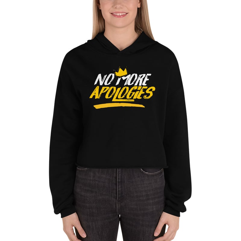 Image of No More Apologies "Woman's" (Crop Top Hoodies & Sweatshirts)