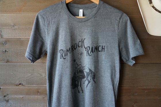 Image of Bronc Rider Tee - Heather Gray