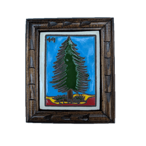 Image of El Pino Loteria Wooden Frame