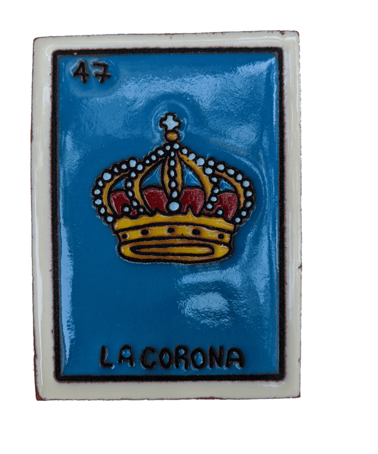 Image of El Corona Loteria Wooden Frame