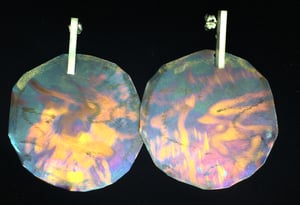 Image of Toofer Earrings, large round