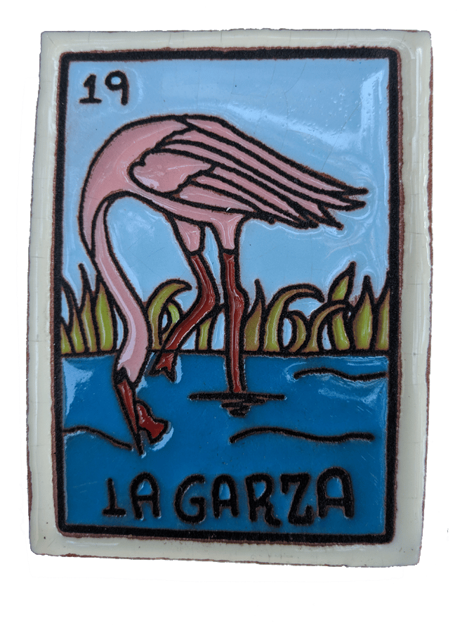 Image of La Garza Loteria Wooden Frame