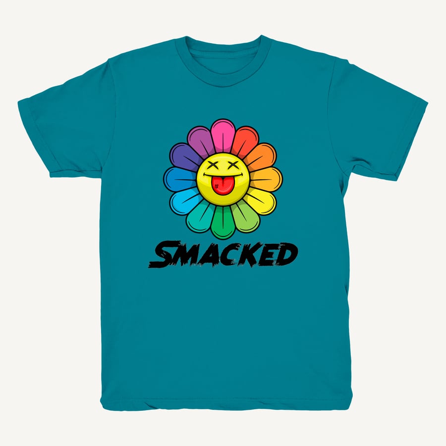 Image of “Smackedkashi” logo t-shirt 