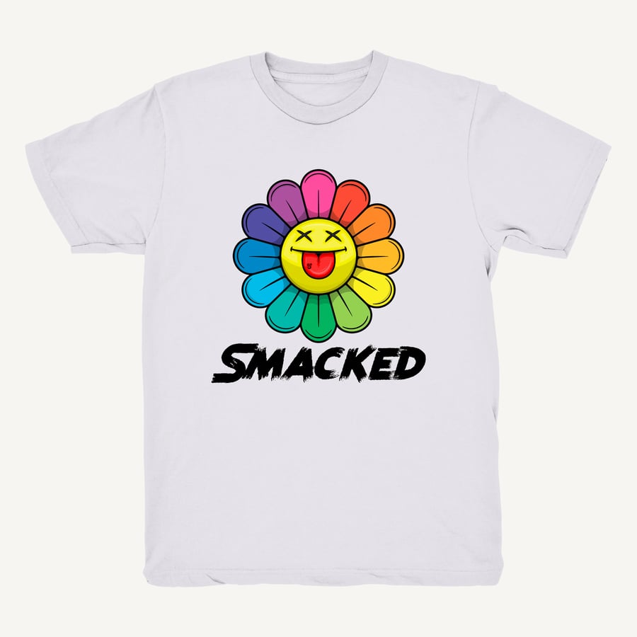 Image of “Smackedkashi” logo t-shirt 