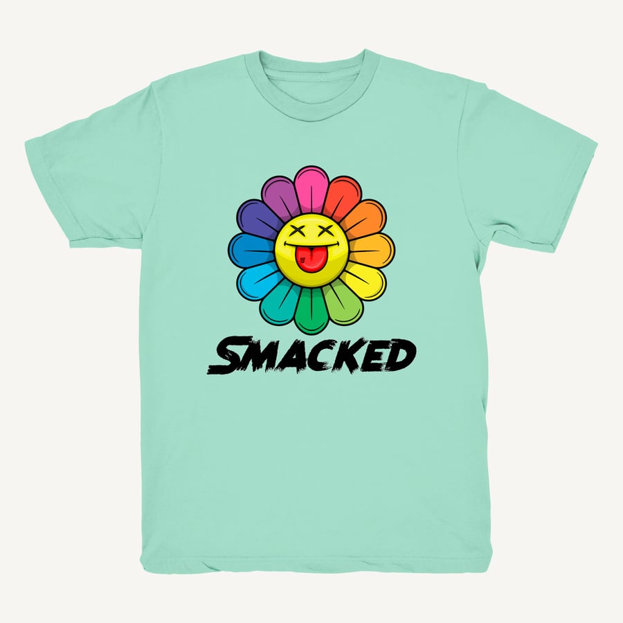 Image of “Smackedkashi” logo t-shirt 