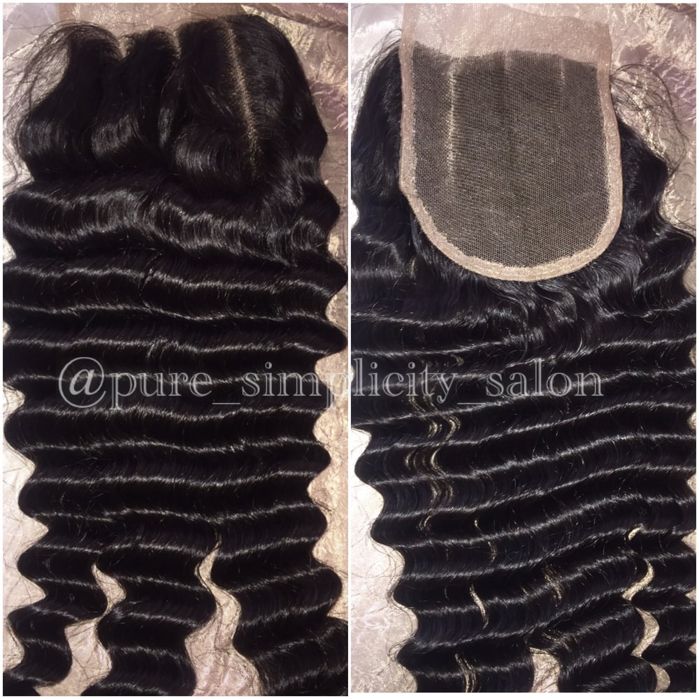 Image of Pure Virgin Lace Closure