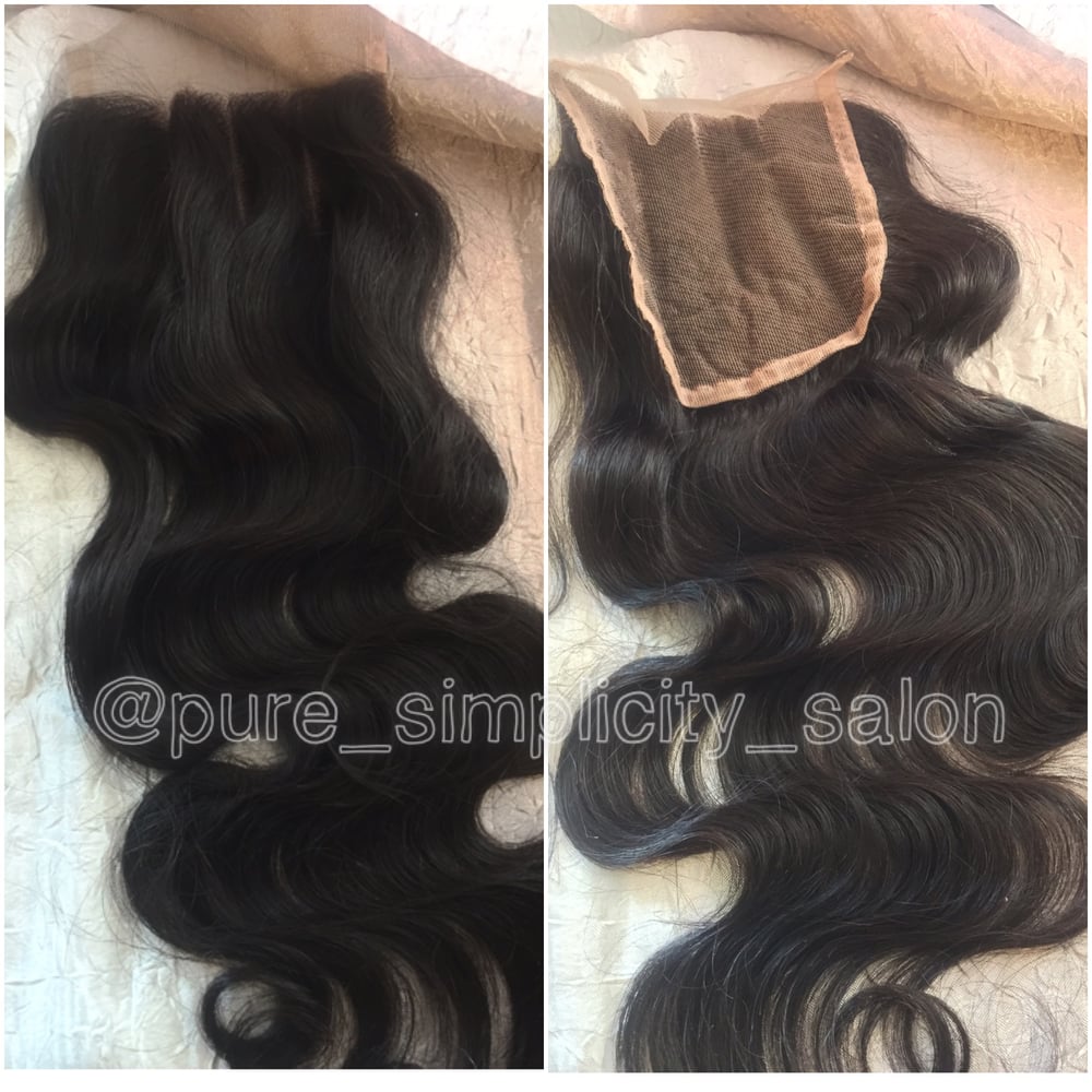 Image of Pure Virgin Lace Closure